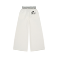 ODM Jacket & Striped Waist Wide Leg Sweat Pants