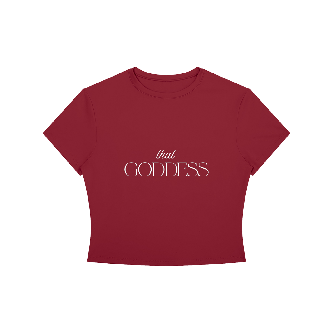 Women's Crewneck Crop T-Shirt
