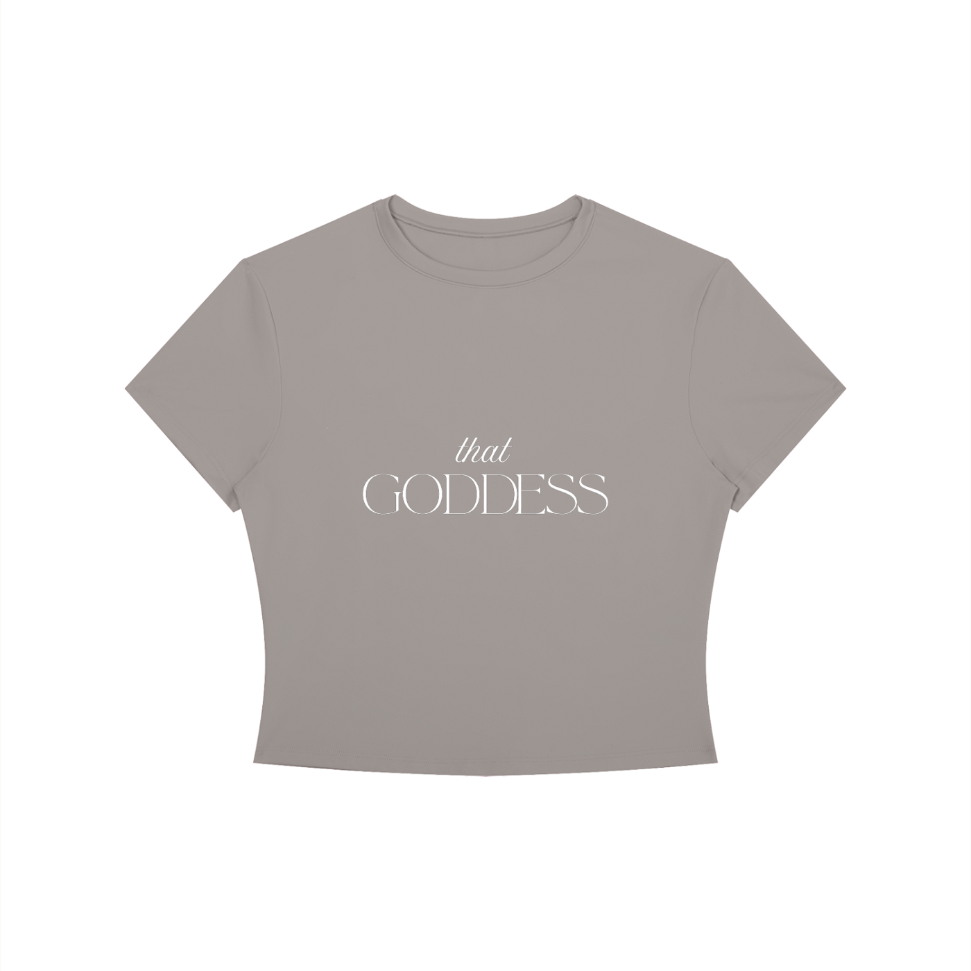 Women's Crewneck Crop T-Shirt