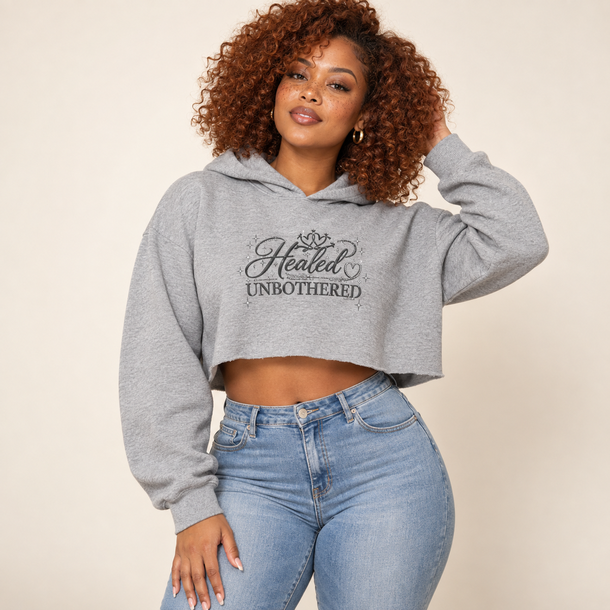Healed Cropped Hoodie
