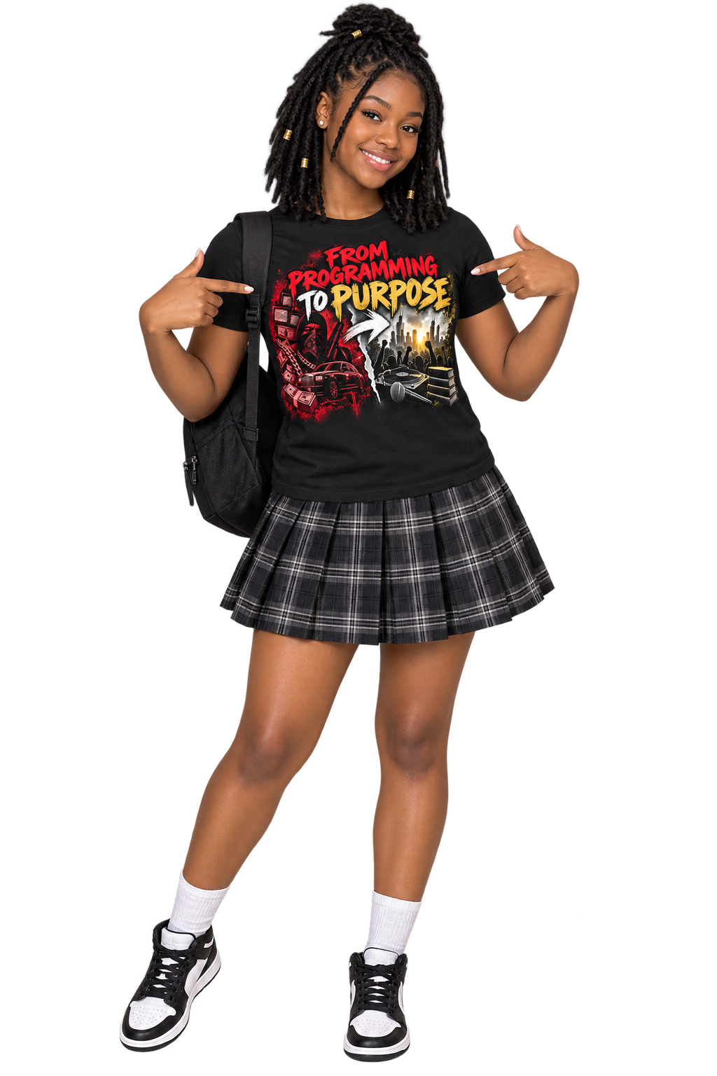 From Progress to Promise Back Pack & T-shirt